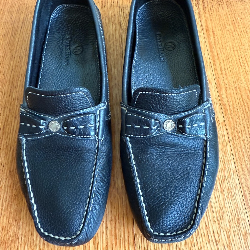 Cole Haan Black Leather Loafers Slip-Ons